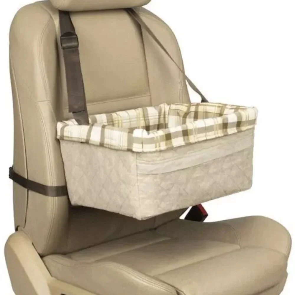 PetSafe Happy Ride Dog Booster Seat - Pet Car Seat for Cars, Trucks and SUVs